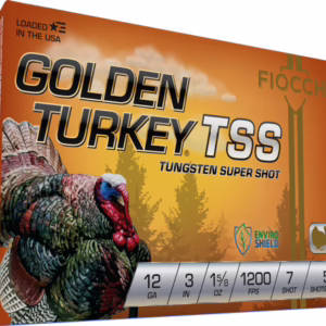 FIOCCHI GOLDEN TURKEY TSS 12GA – 3″ 1-5/8OZ #7 5RD 10BX/CS