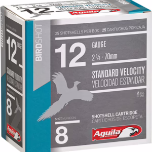 AGUILA SHOTSHELL 12GA 2.75″ – 1-1/8OZ #8 250RD CASE LOT