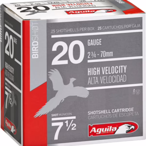 AGUILA SHOTSHELL 20GA 2.75″ – 1OZ #7.5 250RD CASE LOT