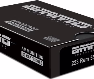 AMMO INC 223 REM 55GR FMJ – 20RD 25BX/CS
