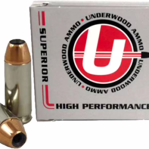 UNDERWOOD 10MM 135GR JHP – 20RD 10BX/CS