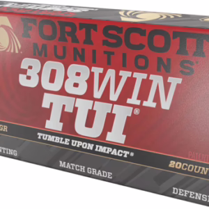 FORT SCOTT 308 WIN 150GR TUI – SOLID COPPER 20RD 10BX/CS