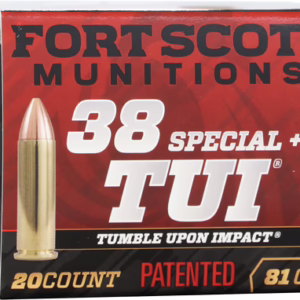 FORT SCOTT 38+P TUI 81GR – SOLID COPPER 20RD 25BX/CS