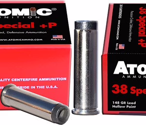 ATOMIC 38 SPECIAL +P 148GR WC – UP-SIDE DOWN 20RD 10BX/CS