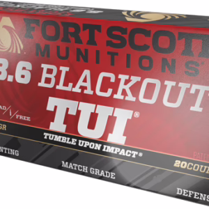 FORT SCOTT 8.6 BLACKOUT 235GR – TUI SOLID COPPER 20RD 10BX/C