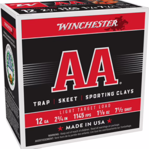 WINCHESTER AA 12GA 2.75″ – 1-1/8OZ #7.5 1145FPS 250R CASE