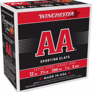 WINCHESTER AA 12GA 2.75″ 1OZ – #8 1350FPS 250RD CASE LOT