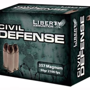 LIBERTY CIVIL DEFENSE 357 MAG – 50GR HP 20RD 10BX/CS