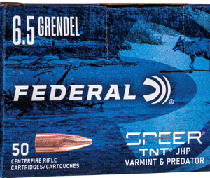 FEDERAL AE 6.5 GRENDEL 90GR – JHP 50RD 10BX/CS