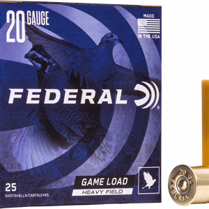 FEDERAL GAME LOAD 20GA 2.75″ – 1OZ #8 250RD CASE LOT