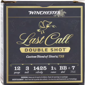 WINCHESTER LAST CALL 12GA 3″ – 1-1/4OZ #BB & #7 25RD 10BX/CS