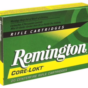 REMINGTON 25-06 REM 100GR PSP – CORE-LOKT 20RD 10BX/CS