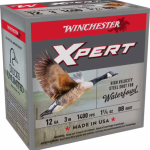 WINCHESTER XPERT STEEL 12GA 3″ – 1-1/4OZ #BB 1400FPS 25RD 10B/C