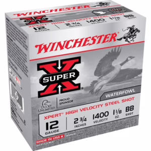 WINCHESTER XPERT 12GA 2.75″ – 1-1/8OZ #BB 1400FPS 25RD 10B/C