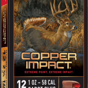 WINCHESTER 12GA COPPER IMPACT – 1OZ SABOT SLUG 5RD 20BX/CS