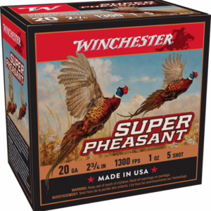 WINCHESTER SUPER PHEASANT 20GA – 1OZ #5 1300FPS 25RD 10BX/CS