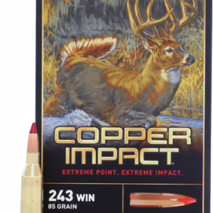 WINCHESTER COPPER IMPACT 243 – WIN 85GR 20RD 10BX/CS