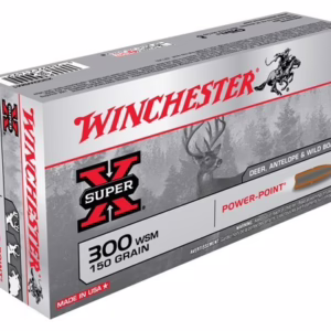 WINCHESTER SUPER-X 300 WSM – 150GR POWER POINT 20RD 10BX/CS