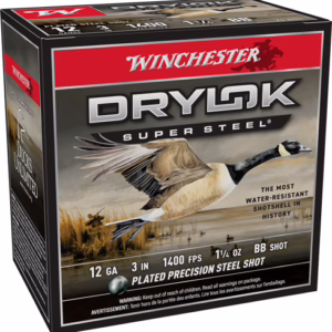 WINCHESTER DRYLOK 12GA 3″ – 1-1/4OZ #BB 25RD 10BX/CS