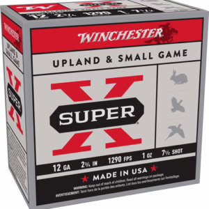 WINCHESTER SUPER-X 12GA 2.75″ – 1OZ #7.5 1290FPS 250RD CASE