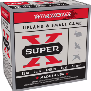 WINCHESTER SUPER-X 12GA 2.75″ – 1-1/8OZ #7.5 1255FPS 250R CASE