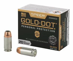 SPR GOLD DOT 45ACP 230GR HP 20/200