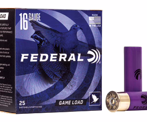 FED GAME LOAD 16GA 2 3/4″ #8 25/250