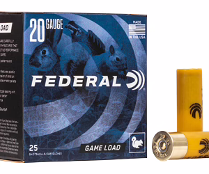 FED GAME LOAD 20GA 2 3/4″ #8 25/250