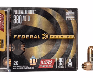 FED HYDRA-SHOK DEEP 380AUTO 99GR 20/