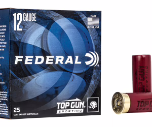 FED TOP GUN 12GA 2.75″ #7.5 1 OZ 25/
