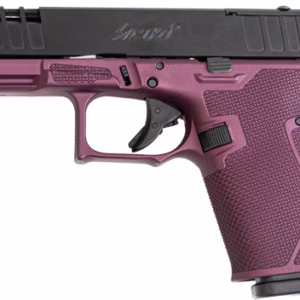 GLFA 19 STRIKER 9MM 4″ 15 SHOT – BLACK SLIDE BLACK CHERRY FRAME