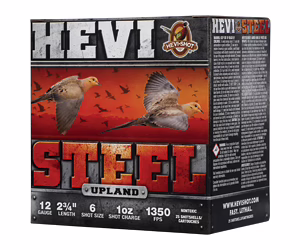 HEVI STL UPLND 12GA 2.75″ #6 25/250