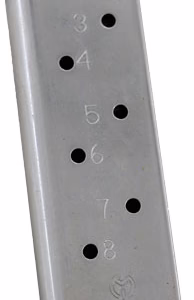 METALFORM MAGAZINE 1911 GOVT. – 45ACP 8RD S/S REMOVABLE BASE