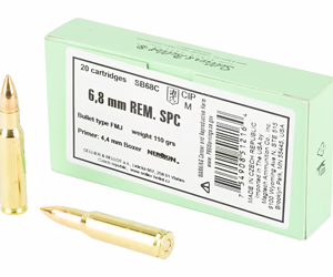 S&B 6.8SPC 110GR FMJ 20/1000