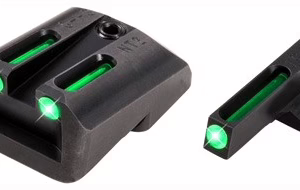 TRUGLO SIGHT SET 1911 3″ – .45ACP TRITIUM/FIBER OPT. GRN
