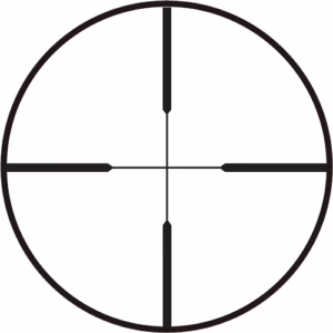 TRUGLO SCOPE BUCKLINE 4X32MM – DUPLEX BLACK W/WEAVER RINGS