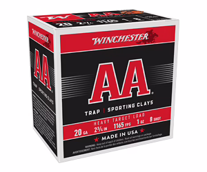 WIN AA HVY TRGT 20GA 2.75″ #8 25/250