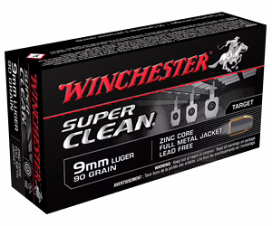 WIN SUPER CLEAN 9MM 90GR FMJ 50/500