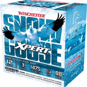 WINCHESTER SNOW GOOSE 12GA 3″ – 1-1/4OZ #BB 25RD 10BX/CS