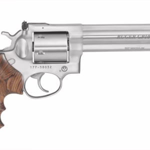 RUGER GP100 357MAG SS UNFLUTED 6″