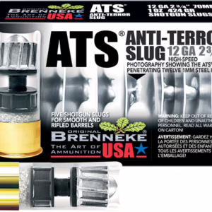BRENNEKE USA ATS 12GA 2.75″ – 1OZ SLUG 5RD 50BX/CS