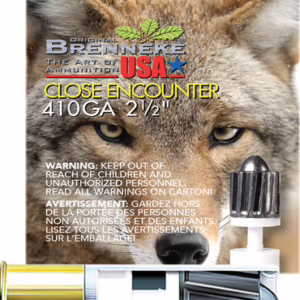 BRENNEKE USA CLOSE ENCOUNTER – 410 2.5″ 1/4OZ SLUG 5RD 90BX/C