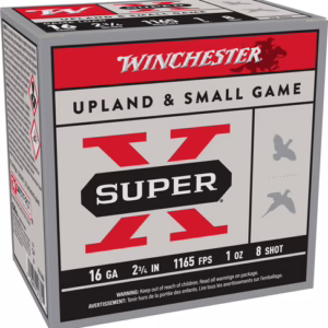 WINCHESTER SUPER-X 16GA 2.75″ – 1OZ #8 1165FPS 25RD 10BX/CS