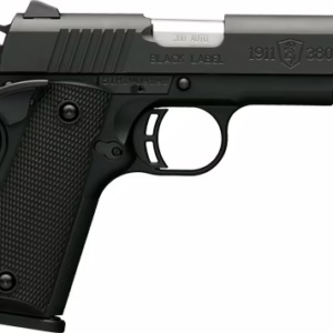 BROWNING 1911-380 BLACK LABEL – COMPACT 3.62″FS 8RD BLACK/SYN