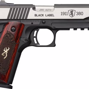 BROWNING 1911-380 BLACK LABEL – MEDALLION PRO 3.58″ FS W/RAIL