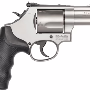 S&W 69 44MAG 2.75″ ADJ – 5-SHOT STAINLESS RUBBER