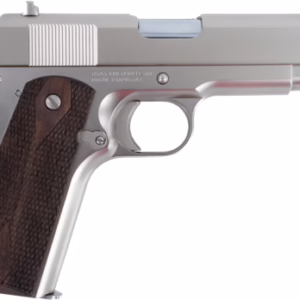 TISAS 1911 TANK COMMANDR 45ACP – 4.25″ BBL WOOD GRIP 7RD NICKL
