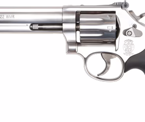 S&W 648 22WMR 6″ PATRIDGE FS – STAINLESS STEEL SYNTHETIC GRIP