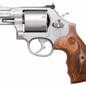 S&W 686 PERFORMANCE CENTER – 357 MAGNUM 7-SH 2.5″ SS WOOD