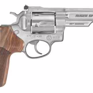 RUGER GP100 357MAG 4.2″ ADJ. – MATCH SS HOGUE STIPPLED HRWD